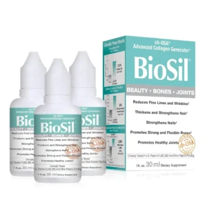 قطره خوراکی کلاژن‌ساز بایوسیل (BioSil) بلژیک (3 عددی)